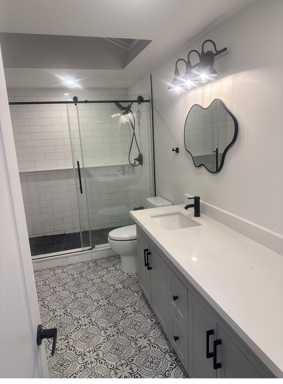 Bathroom after renovation